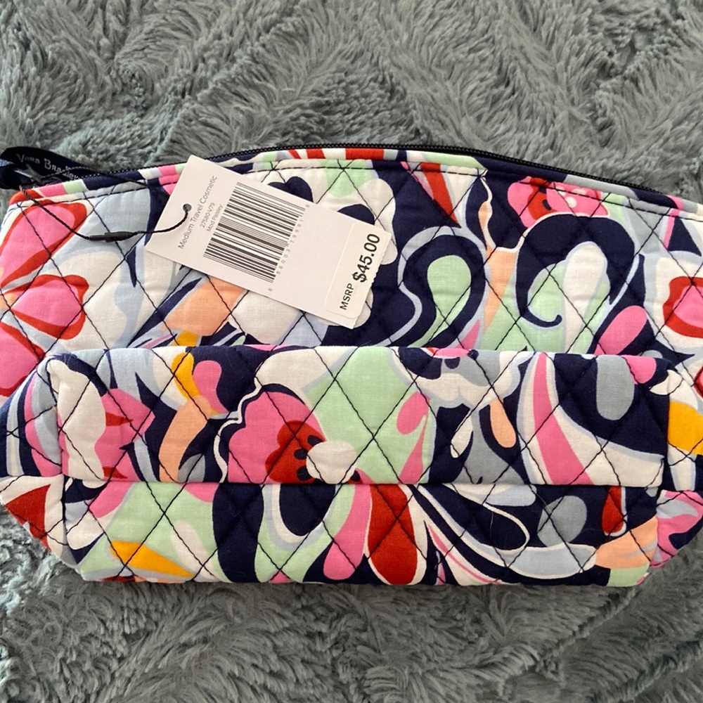 Vera Bradley Medium Travel Cosmetic, Mod Paisley - Picture 2 of 7